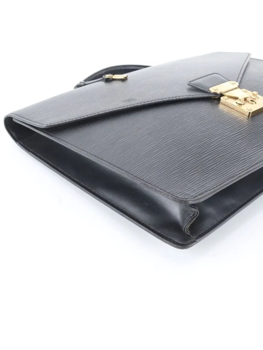Louis Vuitton Epi Porte Document Man Bandouliere Leather Business Bag